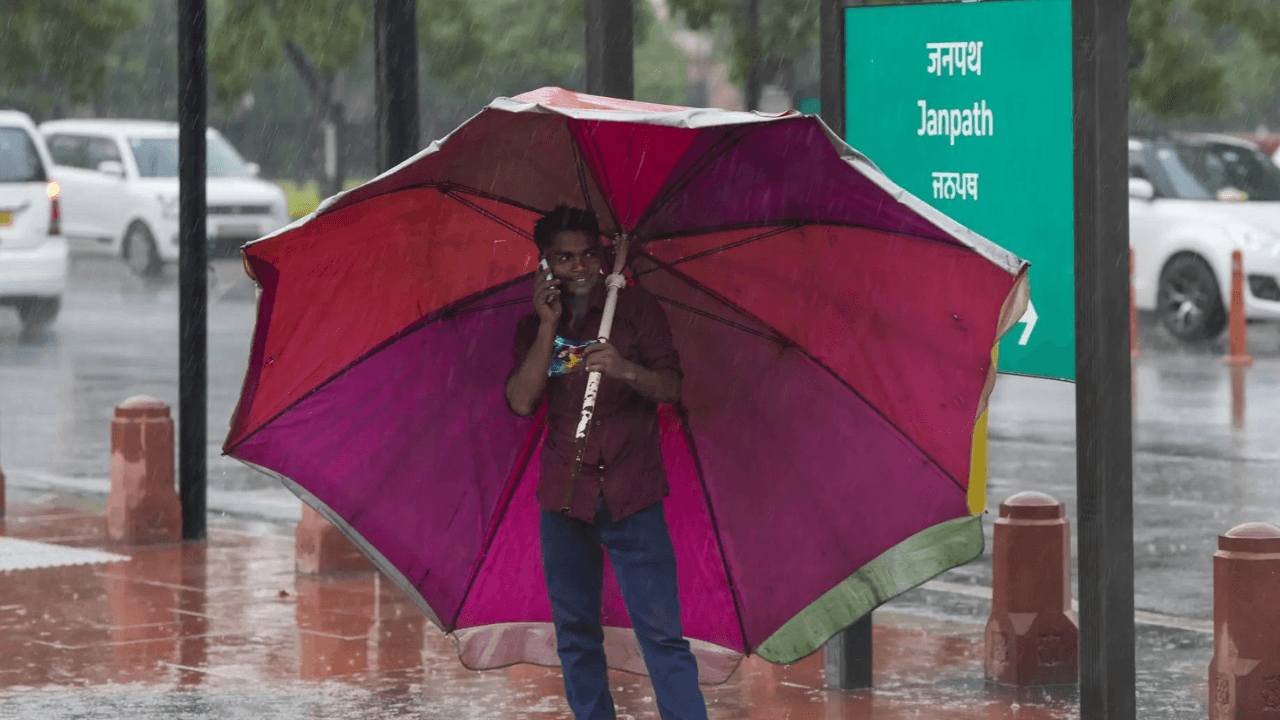 ‘Orange alert’: Light rain brings relief to Delhi-NCR; IMD warns of thunderstorms