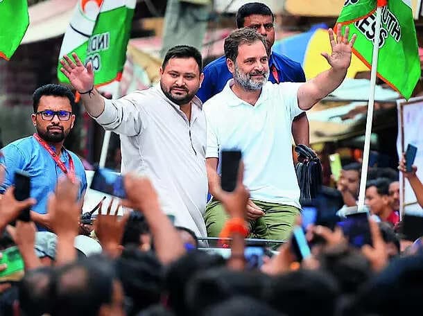 Oppn show of strength in Bihar as allies join Rahul's 'Vote Adhikar Yatra'