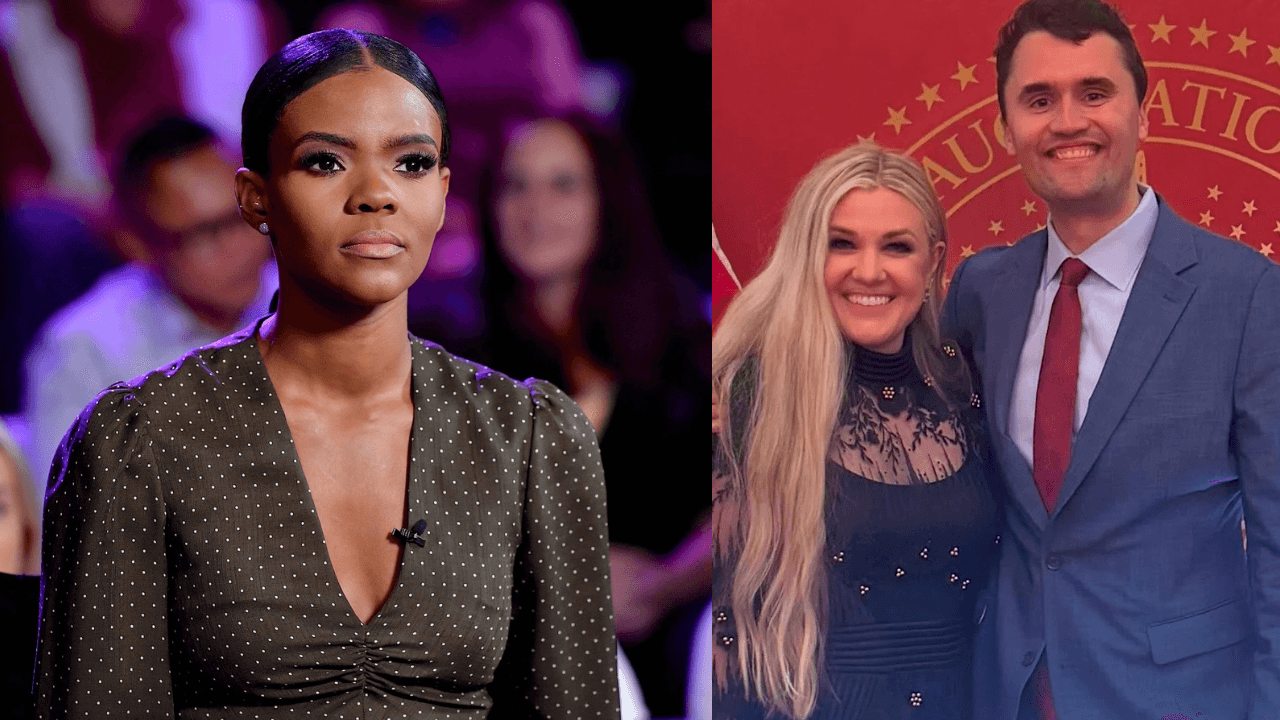 Old Charlie Kirk interview with blushing Erika Kirk returns to spotlight as Candace Owens fuels cover up allegations